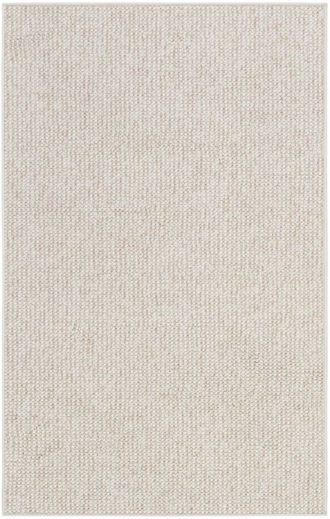 Easy style, easy living, easy care. This Ivory and Beige rug from the Natural Texture Collection keeps decorating satisfyingly simple. Machine-made with precision, this contemporary rug is woven in a cut-and-loop pile for added softness underfoot. The pattern is a clean linear look with a neutral pattern that brings ca Off White Rug Texture, Simple Rug Design, Japandi Materials, Japandi Texture, Beige Carpet Texture, Beige Rug Texture, Rug Texture Seamless, Japandi Rug, Cream Rugs