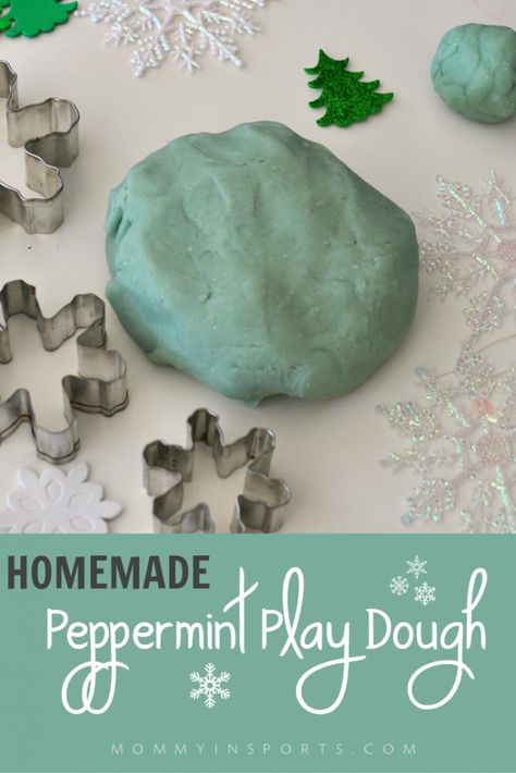 Looking for a favor for your Frozen parties or to add some winter fun into your homes? Try this Homemade Peppermint Playdough Recipe! Peppermint Playdough, Peppermint Play Dough, December Winter, Toddler Art Projects, Playdough Recipe, Winter Crafts For Kids, Preschool Christmas, 12 December, Toddler Art