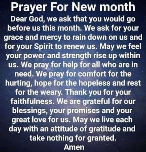 Prayer For New Month, Happy New Month Images, New Year Prayers, Happy New Month Wishes, New Month Prayer, Exam Wishes Good Luck, Thank You Quotes For Birthday, New Month Messages, Happy New Month Messages