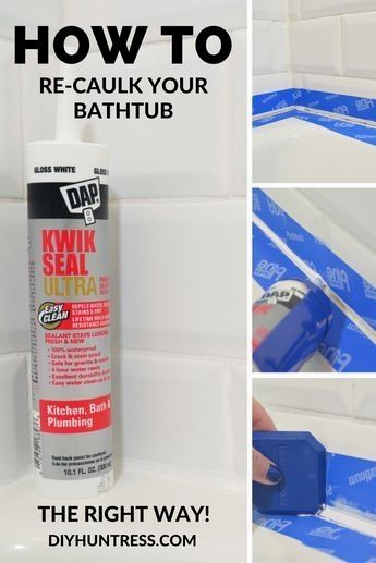 Bathroom Caulk, Caulking Tips, Home Improvement Diy, Inspired Interiors, Deep Cleaning Tips, Home Fix, Up House, Diy Home Repair, Home Repairs