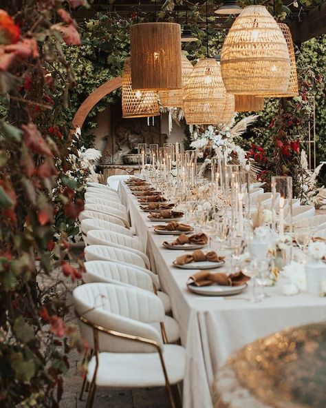 Modern Boho Glam, Boho Glam Wedding, Party Boutique, Franciscan Gardens, Whimsical Wedding Decorations, 2025 Wedding, Wedding Lanterns, 100 Layer Cake, Boho Glam