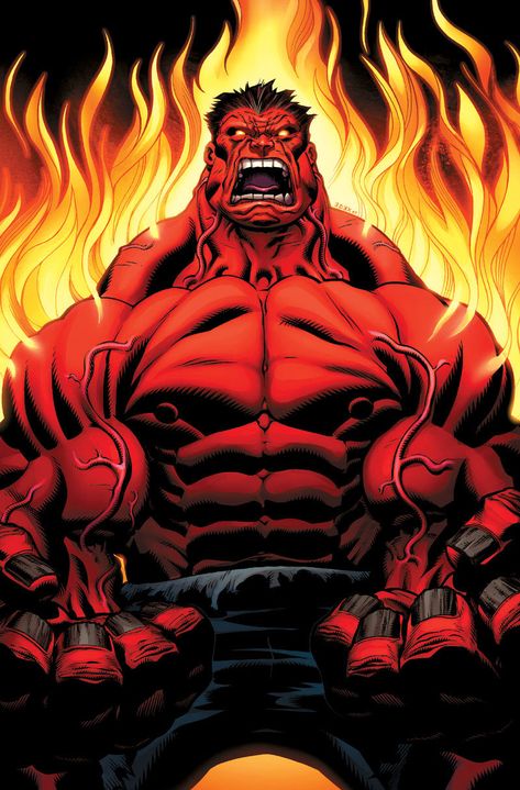 Red Hulk (Thaddeus Ross) - Marvel Comics Database Red Hulk Marvel, Hulk 2008, Miss Hulk, Hulk Artwork, Green Hulk, Hulk 1, Mike Deodato, Hulk Art, Hulk Comic