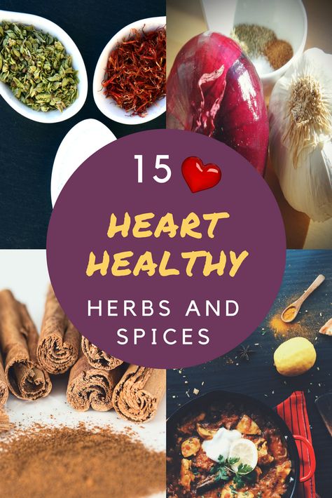 15 Heart Healthy Herbs and Spices Medicinal Herbs Remedies, Salt Free Recipes, Healthy Salt, Heart Healthy Diet, Healthy Herbs, Whole Food Diet, Italian Cooking, Healthy Diet Recipes, Holistic Nutrition