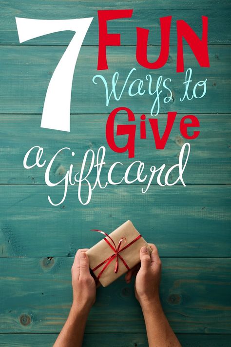 7 Fun Ways to Give a Gift Card Gifting A Gift Card Ideas, Fun Ways To Wrap A Gift Card Creative Ideas, Ideas For Gift Cards For Christmas, Gift Cards For Christmas Gifts, How To Give Gift Cards Ideas Creative Christmas, Wrapping Gift Cards Christmas, Gift Card Craft Ideas, Gift Wrap A Gift Card, Gifts Cards Ideas Creative