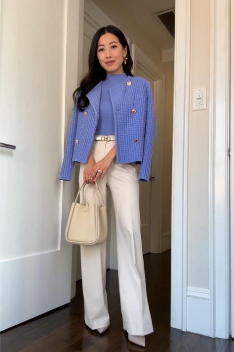 Petite friendly ann taylor spring arrivals Blazer Outfits Interview, Business Professional Outfits Spring, Feminine Professional Outfits, Ann Taylor Outfits, Jw Outfits, Ann Taylor Outfit, Kibbe Gamine, Casual Office Fashion, Work Ootd