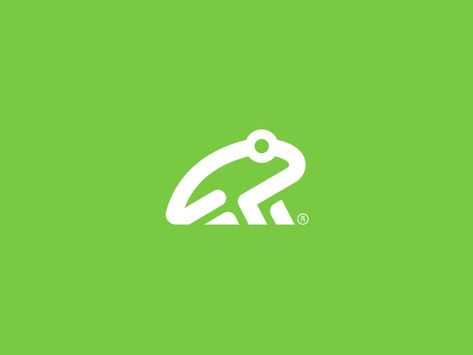 Frog by Roko Kerovec Frog Icon, Frog Logo, Space Animals, Frog Tattoos, Frog Design, Picture Logo, Animal Logo, Show And Tell, Cool Logo