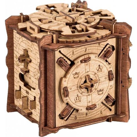 Wood Puzzle Game, Escape Box, Room Escape Games, Room In A Box, Wooden Puzzle Box, Roi Arthur, Escape Room Game, Strategy Board Games, Hidden Compartments