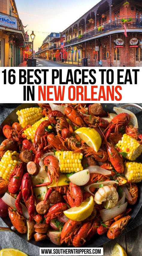 Best Restaurants in New Orleans New Orleans Brunch, Best Restaurants In New Orleans, Louisiana Vacation, French Quarter Restaurants, New Orleans Halloween, New Orleans Restaurants, New Orleans Food, New Orleans Christmas, Restaurants In New Orleans