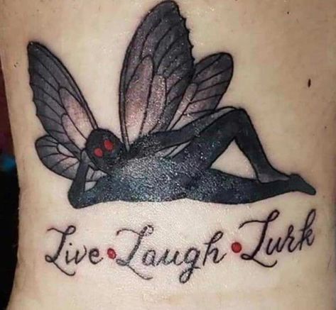 Nihilist Tattoo, Absurdist Tattoo, Mothman Tattoo, Tattoos 2023, Belly Tattoos, Belly Tattoo, Funky Tattoos, Mushroom Tattoos, Creepy Tattoos