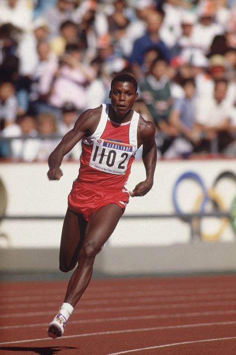 Carl Lewis, Sports Track, Long Jump, Sport Icon, Summer Olympics, Action Poses, Tv Programmes, Track And Field, Olympic Games