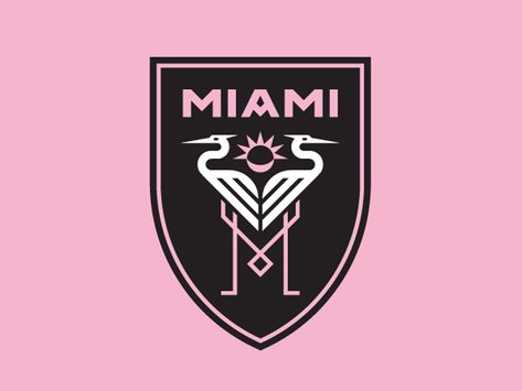 Inter Miami Logo, Miami Logo, Inter Miami Cf, Atlanta United Fc, Sport Branding, Atlanta United, Soccer Logo, Minnesota United Fc, Inter Miami