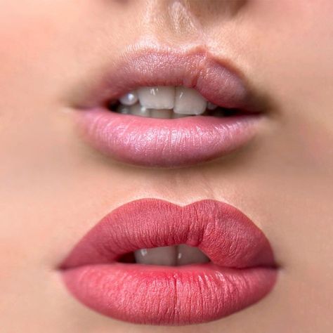 Cleft Lip Scar, Cleft Lip Tattoo Ideas, Permanent Lip Color Tattoo, Awareness Tattoo Ideas, Lipstick For Dark Lips, Lip Hyperpigmentation, Lip Tattoo Ideas, Cosmetic Lip Tattoo, Lip Print Tattoos