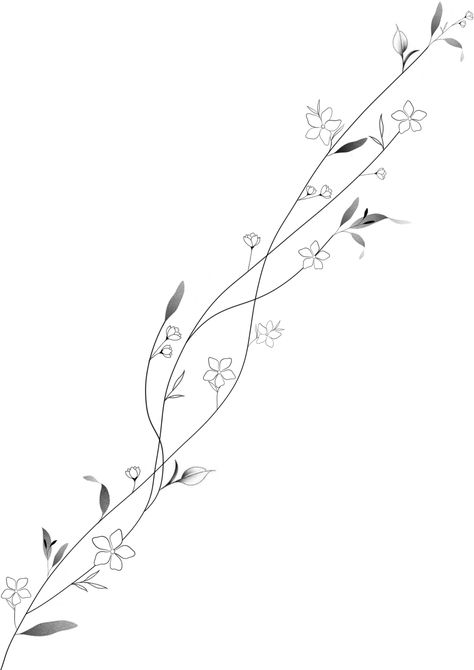 Vine Tattoos Stencil, Tattoo Ideas Bracelet, Flower Branch Tattoo, Flower Bracelet Tattoo, Vines Drawing, Flower Vine Tattoos, Tiny Flower Tattoos, Cuff Tattoo, Flower Tattoo Ideas