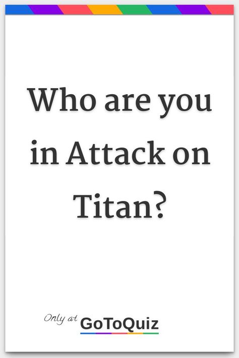 "Who are you in Attack on Titan?" My result: Mikasa Aot Titans Funny, Attack On Titan All Characters, Aot Lockscreen, Attack On Titan Drawing Sketches, Attack On Titan Aesthetic Wallpaper, Eren Attack Titan, Attack On Titan Quiz, Attack On Titan Titans, Girlfriend Quiz