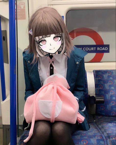 #chiaki #aesthetic #photo #photography #anime #pink #london #cute #instagram #inspiration Chiaki Nanami Redesign, Chiaki Aesthetic, Chiaki Nanami Fanart, Chiaki Nanami Pfp, Chiaki Nanami Icons, Chiaki Cosplay, Chiaki Icon, Chiaki Nanami Cosplay, Pink London