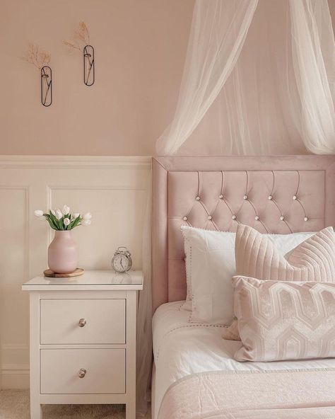 35 Modern Wainscotting Ideas For Your Home Nursery Molding Ideas, Waynes Coating With Wallpaper Above, Kids Bedroom Panelling, Girls Room Wainscoting, Wainscoting And Wallpaper Bedroom, Wall Moulding Ideas Bedroom, Wainscoting Bedroom Master, Bedroom Wainscoting Ideas, Wall Molding Ideas Bedroom