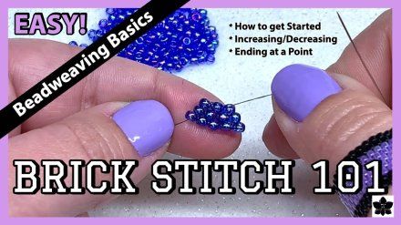 Brick Stitch Beading Tutorial, Beginner DIY Beaded Jewelry Brick Stitch For Beginners, Beading Basics, Brick Stitch Beading, Beading Tips, Brick Stitch Tutorial, Beading Instructions, Beading Stitches, Easy Beading, Bead Weaving Tutorials