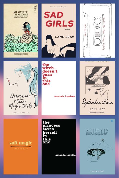 Best Poetry Books, Modern Poetry, Reading Slump, Poetry Prompts, Healing Books, Best Self Help Books, Read List, Books You Should Read, Recommended Books