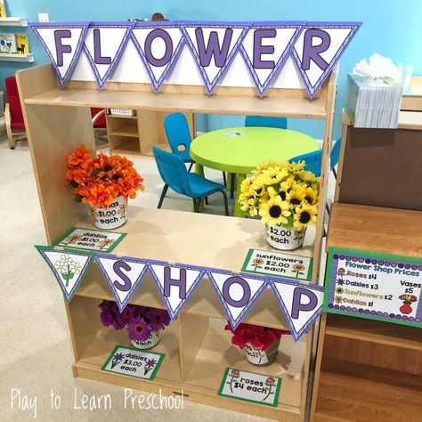 Flower Shop Dramatic Play, Dramatic Play Themes, Dramatic Play Center, Preschool Garden, Plants Unit, Prop Box, Dramatic Play Preschool, Dramatic Play Area, Dramatic Play Centers