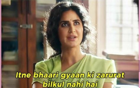 #bollywood #memes #katrinakaif Funny Bollywood Dialogues, Movie Dialogues Bollywood Funny, Hindi Memes, Funny Faces Quotes, Funny Compliments, Bollywood Memes, Funny Dialogues, Bollywood Funny, Funny Words To Say