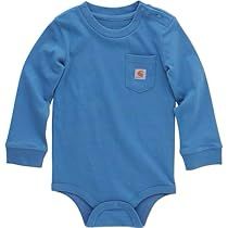 Carhartt Baby Girl, Carhartt Kids, Carhartt Long Sleeve, Imperial Blue, Blue Glow, Boy Onesie, Boy Clothes, Boys Long Sleeve