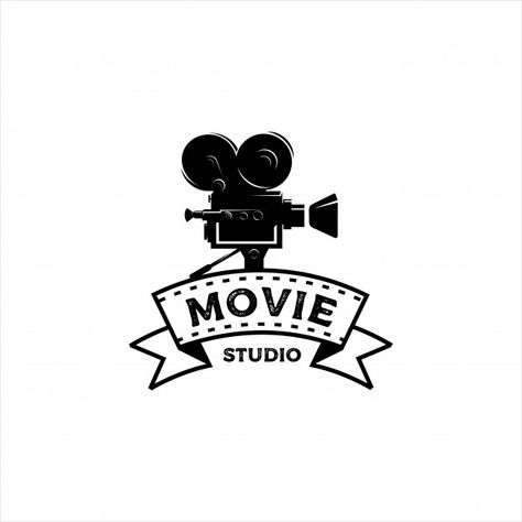 Movie maker studio vintage logo | Premium Vector Maker Studio, Movie Maker, Film Logo, Camera Logo, Movie Studio, Unique Logo Design, Logo Creation, Online Logo, Studio Logo