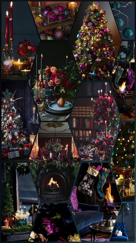 Whimsigoth Christmas, Christmas Collage, Midnight Garden, Christmas Tree, Holiday Decor, Christmas, Home Decor