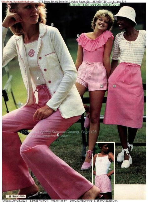 1978 Sears Spring Summer Catalog, Page 128 - Catalogs & Wishbooks 1978 Fashion, 2020s Fashion, 80s Inspired Outfits, 70s Women Fashion, Superstar Barbie, 1970s Clothing, 70 Fashion, Fashion 70s, 60s And 70s Fashion