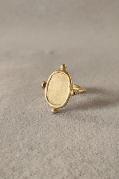 Brass Rings Jewelry, Mirror Ring, Wax Carving Jewelry, Face Ring, Brass Rings, Wax Carving, Metal Clay Jewelry, Precious Metal Clay, Modern Brass