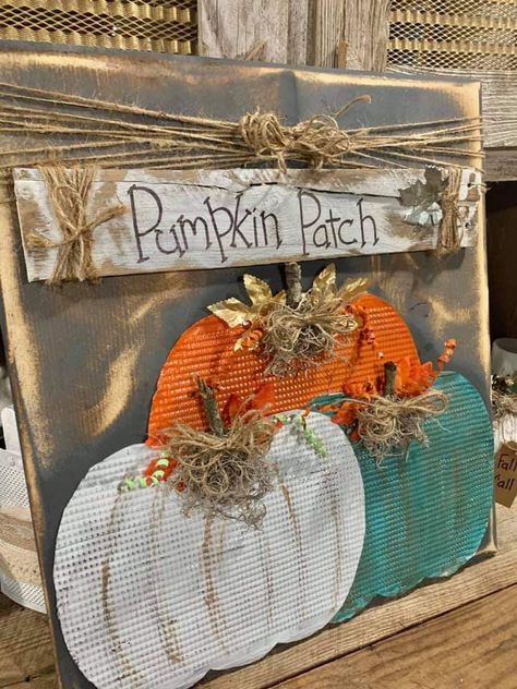 Square Wood Pumpkins Diy, Dollar Tree Fall Sign Makeover, Dollar Tree Pumpkin Wood Plaque, Pumpkin Shaped Wood Sign, Easy Diy Fall Decor, Pumpkin Wood Signs Michaels Stores, Fall Decor Dollar Tree, Fall Wood Crafts, Fall Pumpkin Crafts