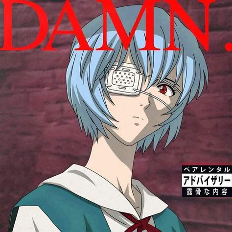 Credits to "My Life is So Boring" on Facebook Evangelion Album Cover, Anime Album Cover, Rei Poster, Neon Genesis Evangelion Poster, Evangelion Poster, Evangelion Art, Neon Evangelion, Rei Ayanami, Genesis Evangelion