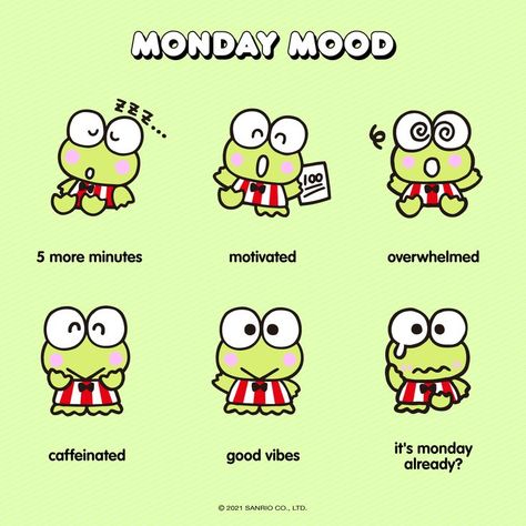 5 more minutes please 😴 Which Monday Mood are you? 5 More Minutes, Sanrio Stuff, Monday Mood, Hello Kitty Characters, Yt Channel, Bear Outfits, Friends Characters, Iphone App Design, Pfp Ideas