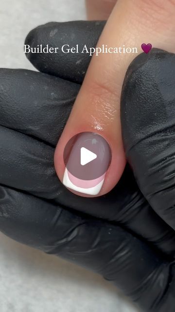 Codie Chown NBC on Instagram: "Builder Gel Application 💅🏼  Using Build Me Up Hard Base - Shade Marshmallow 🩷  Works best with our ‘Back To Base’ for the best adhesion ✨  #nails #buildergel #buildergelnails #buildergelinabottle #gelnails #nailtrends #nailinspo #nailideas #nailaddict #nailtech #nailtechlife #nailaddict #nails4today #nailfashion #nailitdaily #nailaddiction #nailprodigy #nailobsession #nailfies #nailvids" French Builder Gel Nails, Builders Gel Nail Designs, Builder Gel Overlay On Natural Nails, Builder Gel Polish, Square Builder Gel Nails, Builder Gel French Nails, Build Up Gel Nails, Builder Gel Application, Build A Gel Nail