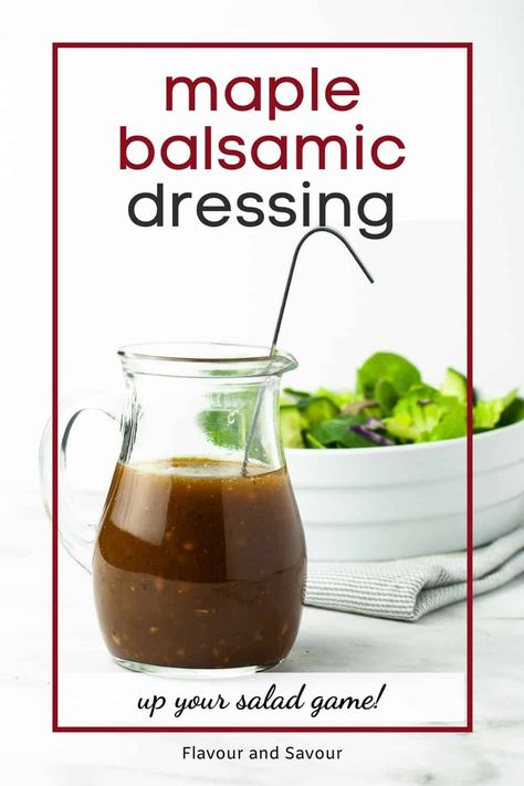 Maple Balsamic Vinaigrette, Balsamic Salad Dressing, Citrus Salad Dressing, Maple Balsamic Dressing, Balsamic Dressing Recipe, Balsamic Salad, Balsamic Vinaigrette Salad, Vinaigrette Dressing Recipe, Balsamic Vinaigrette Recipe