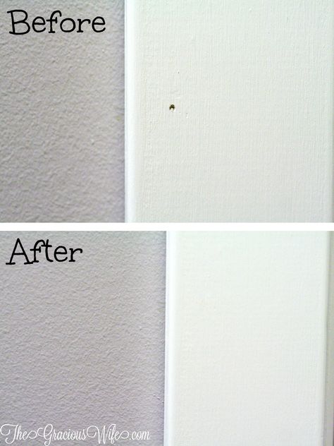 How to Fill Nail Holes easily and frugally with this easy DIY and home improvement hack. Kitchen Sink Interior, Remodeling Hacks, Fill Nail Holes, Easy Home Improvement Projects, Home Improvement Loans, Diy And Home Improvement, Nail Holes, Frugal Tips, Home Repairs