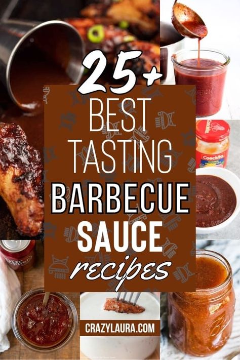 List of the Best BBQ Sauce Recipes That Are Easy To Make #BBQSauce #Recipes #BBQ Best Bbq Sauce Recipe, Guava Bbq Sauce, Bbq Sauce Recipes, Best Bbq Sauce, Make Bbq Sauce, Best Barbecue Sauce, Homemade Bbq Sauce Recipe, Sweet Bbq Sauce, Recipes Bbq