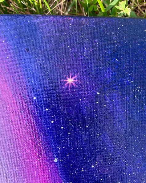 A new painting of stars because I can’t stop painting stars ✨ This is my first ever acrylic painting and I’m really happy with how it turned out. I loved adding so many different colors, and of course the falling star is rainbow for pride month 🏳️‍🌈🌈✨ . . . #art #acrylicpainting #starart #pridemonth #happypride #prideart #colorfulart #wallart #magicalart #whimsicalart #colorfulwallart Star Painting Ideas, Pride Month Art, Painting Stars, Stars Painting, Sparkle Paint, Falling Star, Star Painting, Easy Canvas, Easy Canvas Art