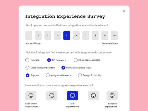 Developer Satisfaction Survey by Craig Wattrus Survey Design Ideas, Web Survey Design, Site Survey Architecture, Survey Template Design, Survey Website, Survey Form Design, Survey Questionnaire Design, Questionnaire Design, Form Design Web