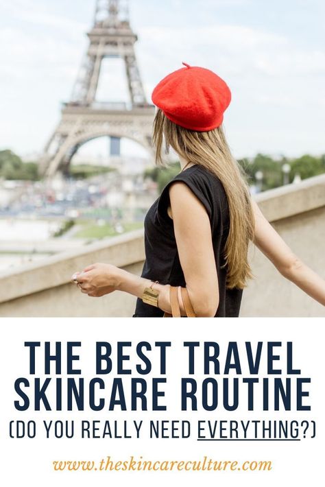 Choosing a good skincare routine can be downright confusing as it is, so if only there is someone to tell you what really do you need on a plane with you in order to go through that exhausting travel with your skin untacked.  Well, here I am, and in this article, I will explain why do you need to have a good skincare routine while traveling as well as the best travel skincare routine you could possibly have with several important products from your beauty bag. A Good Skincare Routine, Good Skincare Routine, Glowing Skin Routine, Dry Skin Routine, Good Skincare, Minimalist Skincare, Travel Skincare, Face Routine, Skin Care Routine 30s