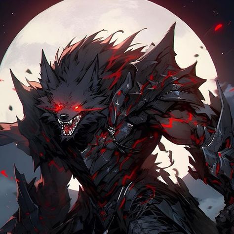 Fenrir Character Design, Armored Werewolf, Werewolf Tattoo, Sif Dark Souls, Demon Wolf, Shadow Wolf, Genos Wallpaper, Wolf Warriors, Wolf Character