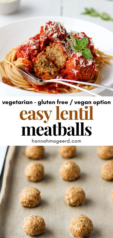 High Protein Meatless Dinner Ideas, Easy High Protein Meals Vegetarian, Lacto Ovo Vegetarian Recipes, Bean Food, Lentil Recipes Healthy, Veggie Dinners, Veg Meals, Lentil Meatballs, Protein Recipe