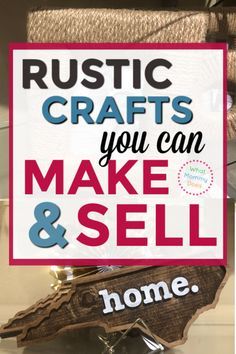 Pinboard Diy, Easy Crafts To Sell, Wooden Farmhouse, Crochet Penguin, Farmhouse Crafts, Rustic Crafts, Sell Diy, Money Making Crafts, Crafts To Make And Sell