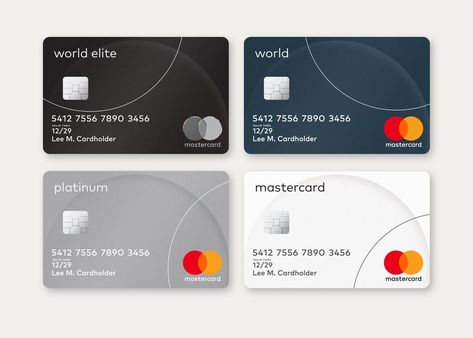 Mastercard Brand Identity - Work by A.A. Trabucco Campos Identity Work, Debit Card Design, Credit Card Design, Card Sketches Templates, Free Credit Card, Master Card, Sketch App, 카드 디자인, Visa Card