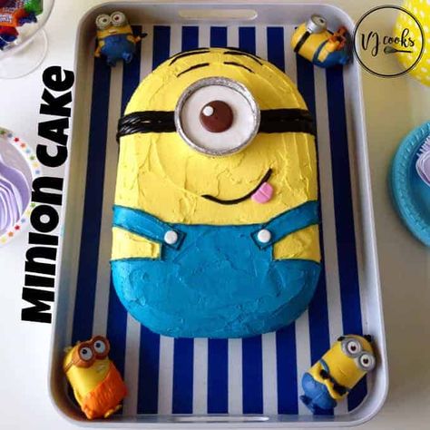 Easy Diy Kids, Vj Cooks, Witch Cake, Minion Birthday Cake, Cake Video, Minion Birthday Party, Pirate Cake, Minion Cake, Easy Birthday