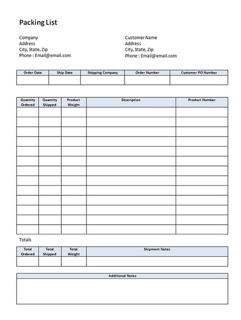 Blank Packing List Template - Download in Microsoft Word Blank Packing List, Packing List Template, Holiday Packing Lists, Rubric Template, Microsoft Word Document, Docs Templates, Packing List For Vacation, Packing Checklist, Checklist Template