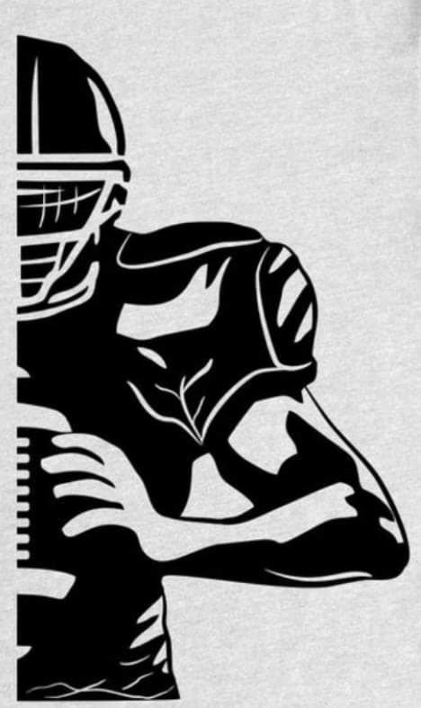 Football Window Painting, Football Painting Canvases, Football Drawing Easy, Football Painting Ideas, American Football Drawing, Football Art Drawing, Football Stencil, American Football Art, Football Drawings