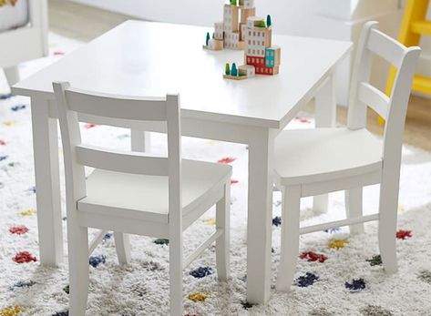 The 8 Best Toddler Table and Chairs for At-Home Activities Toddler Play Table, Table Activities For Toddlers, Toddler Table And Chairs, Toddler Table, Mermaid Room, Attic Room, Toddler Chair, Play Table, Remote Learning