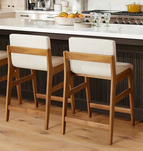 Bar Stools & Counter Stools | Rejuvenation Bar Counter Stools, Leather Counter Stools, Interior Design Resources, Reclaimed Pine, Bar Counter, Free Interior Design, Kitchen Projects, Dining Room Living Room, Mid Century House