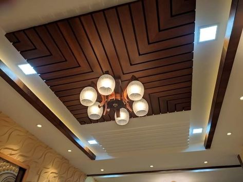 Wooden Down Ceiling Design, Wooden Ceiling Panels, Acrylic False Ceiling Design, Pop Design For Office Ceiling, Wooden Pvc Ceiling Design, Wooden Fall Celling Design, Wooden Pop Ceiling Design, Pvc Ceiling Design Living Rooms, Wpc Ceiling Design