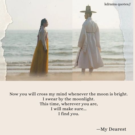 Kdrama My Dearest, My Dearest Korean Drama, My Dearest Kdrama, My Dearest Drama, Romantic Confessions, Moon Lovers Quotes, Korean Historical Drama, Quotes Historical, Historical Kdramas